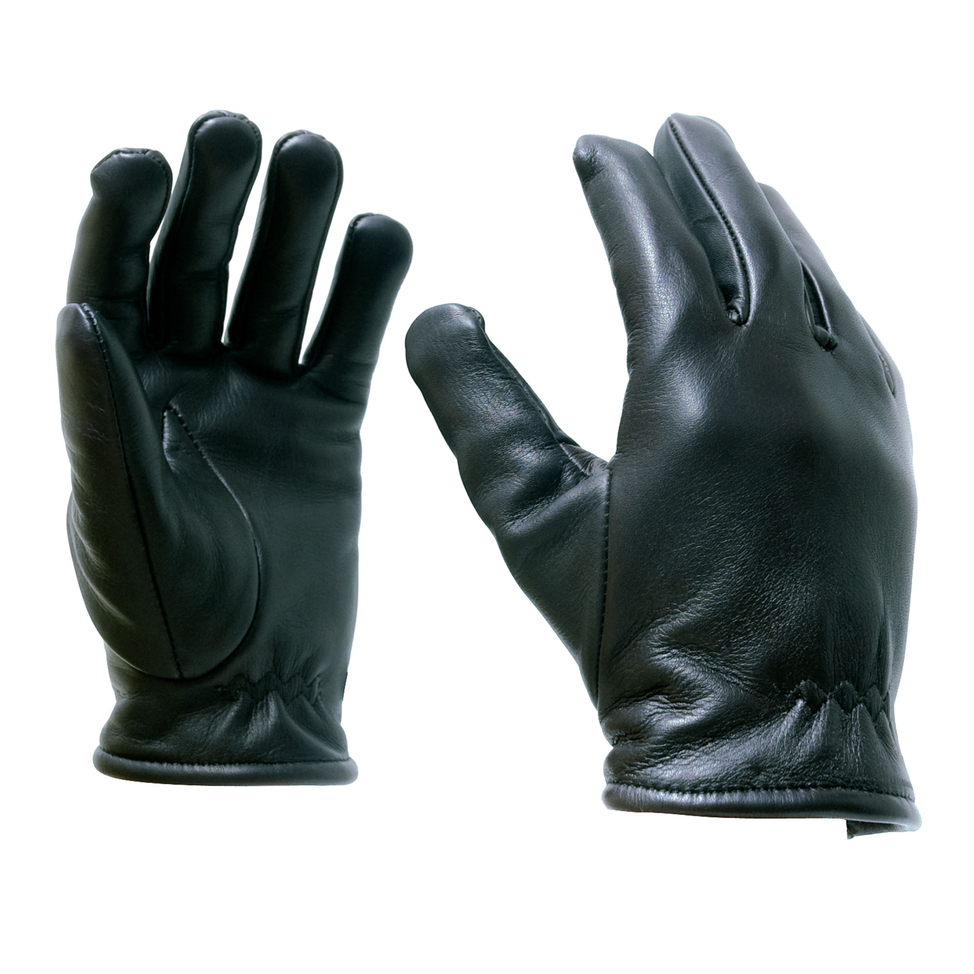 Gants en cuir souple doublés polaire