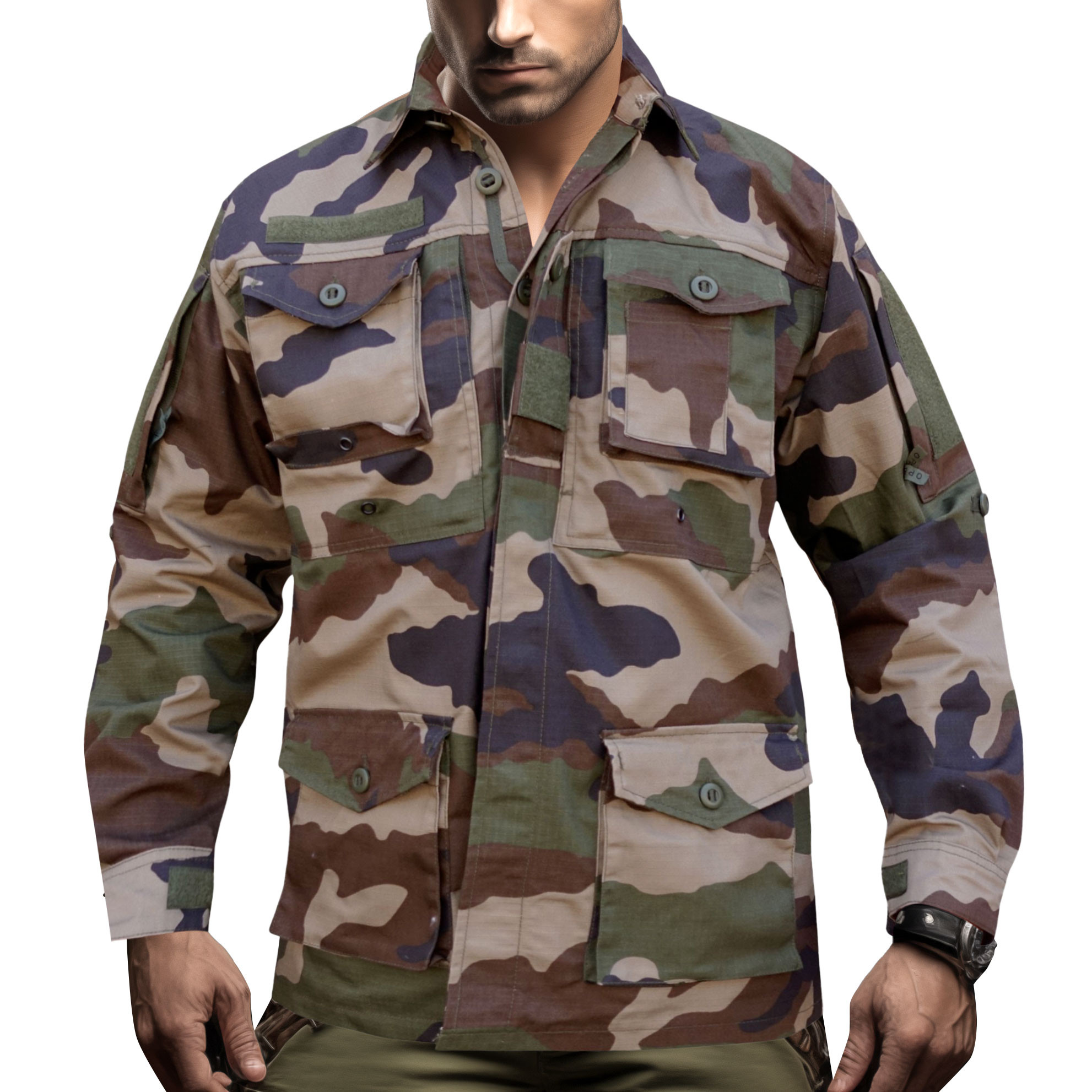 CHEMISE GUERILLA RIPSTOP Multipoches CAMO CE OPEX