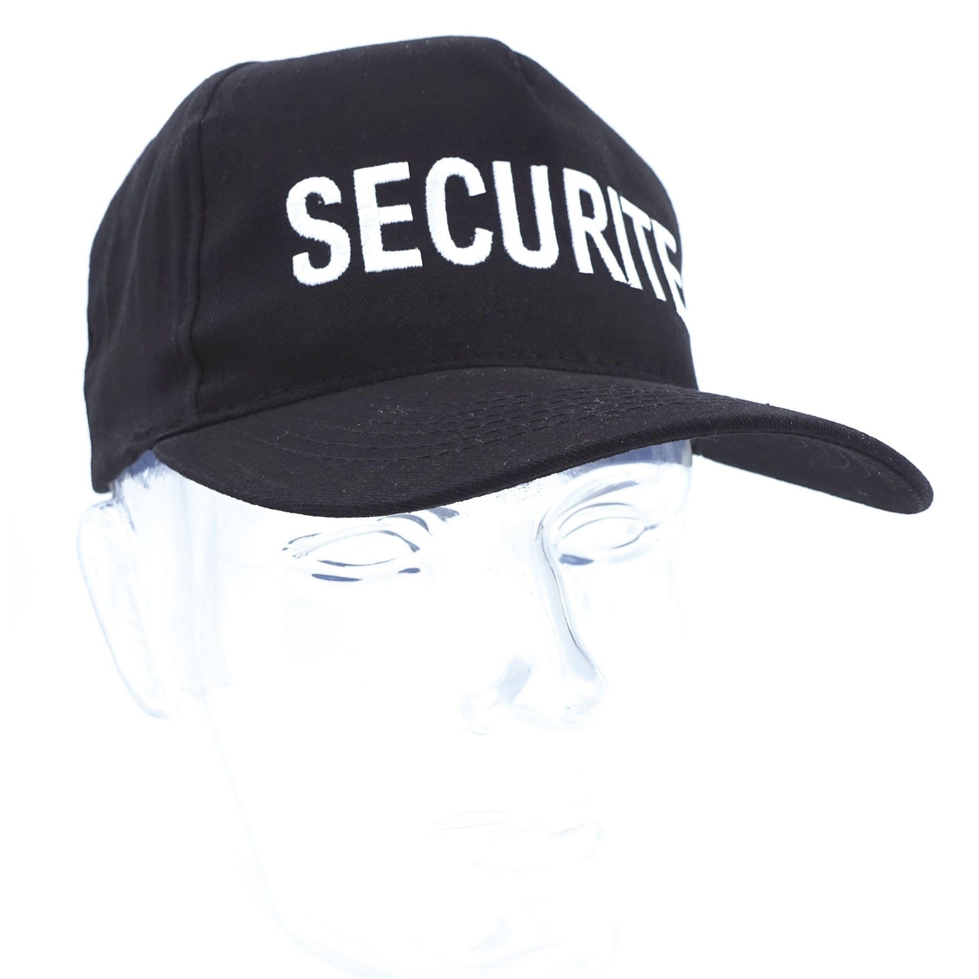 PACK DE 10 CASQUETTES CSB NOIRES BRODEES SECURITE