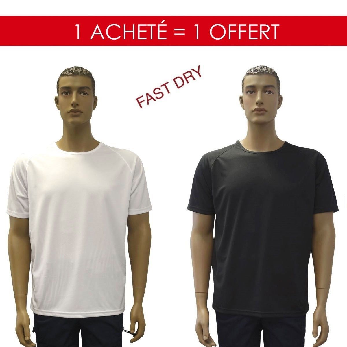 1 acheté 1 offert T shirt félin 1 blanc et 1 noir