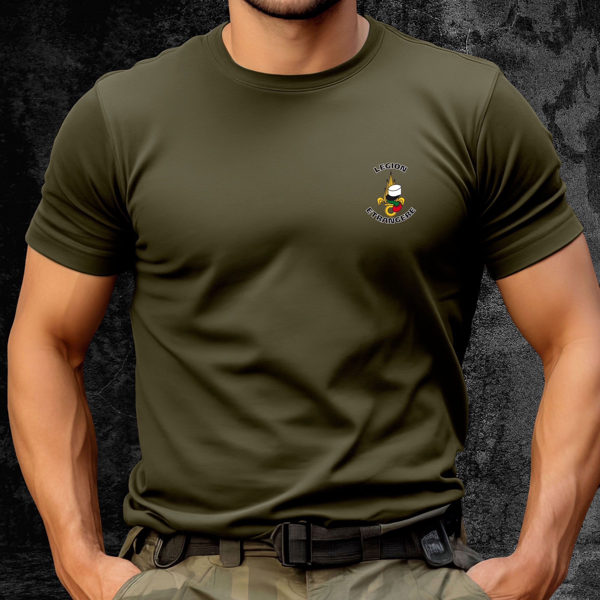 Tshirt Cooldry marquage militaire