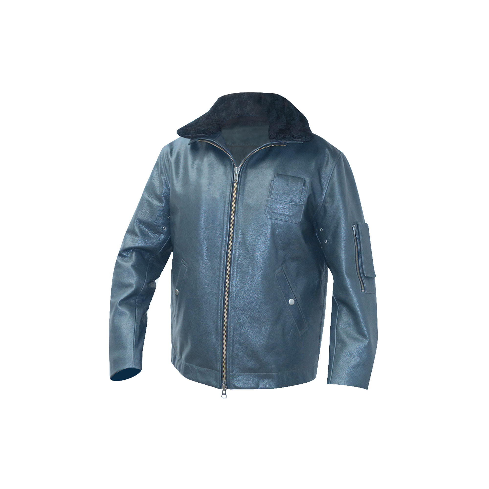 Blouson pilote en cuir