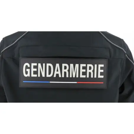 Bandeau d’identification dos GENDARMERIE en pvc – Image 2