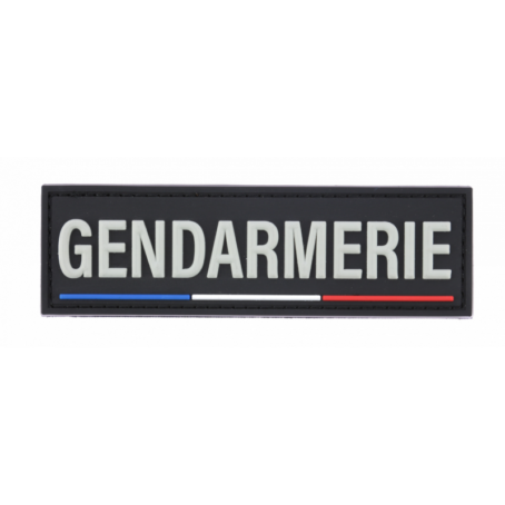 9 Bandeau d'identification poitrine GENDARMERIE en pvc