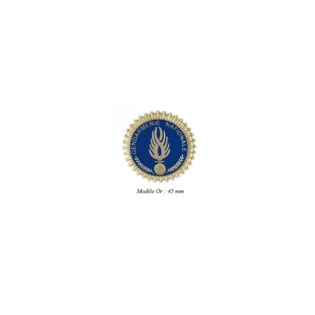 Porte-cartes cuir format CB - Insigne GENDARMERIE – Image 3