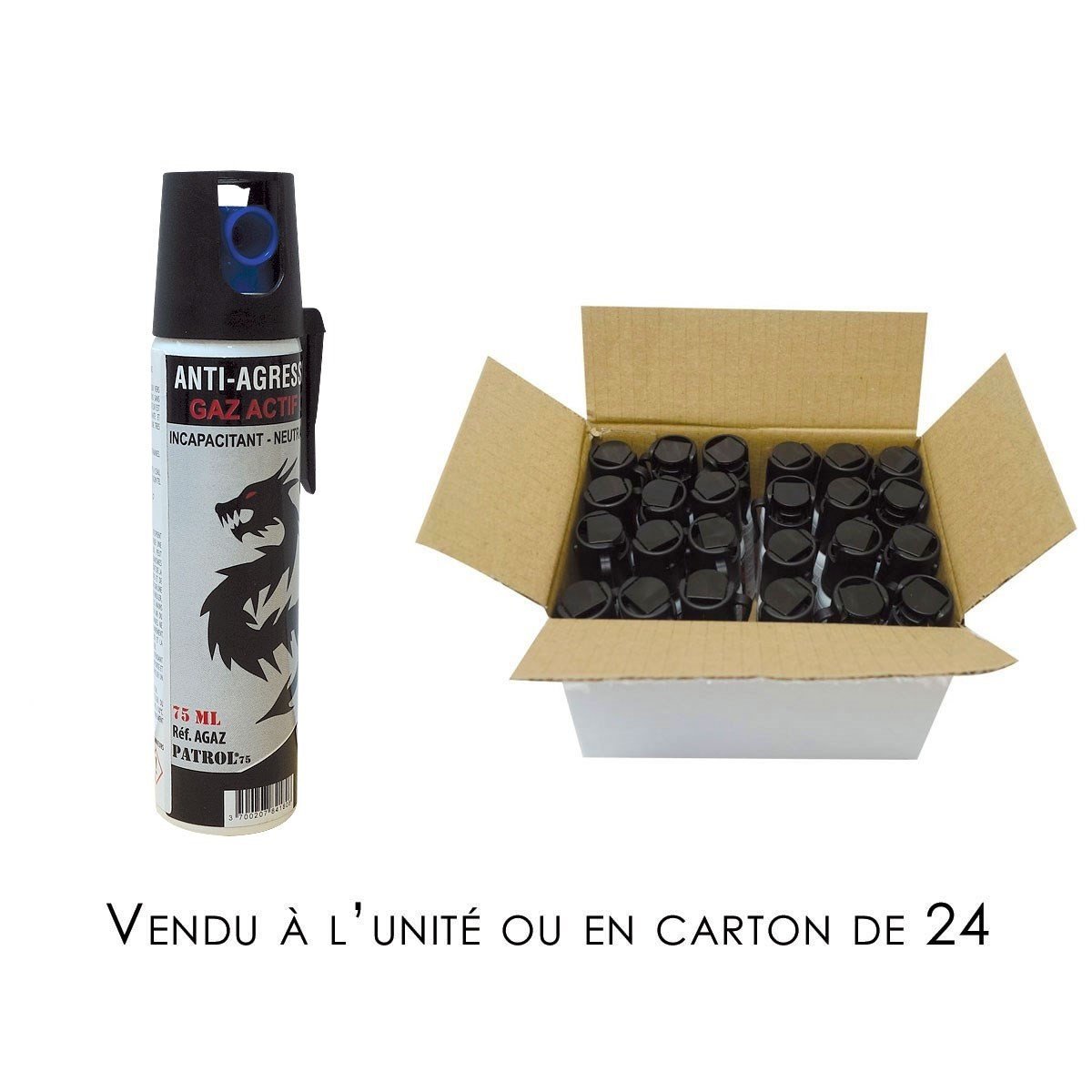 AEROSOL ANTI AGRESSION GAZ CS