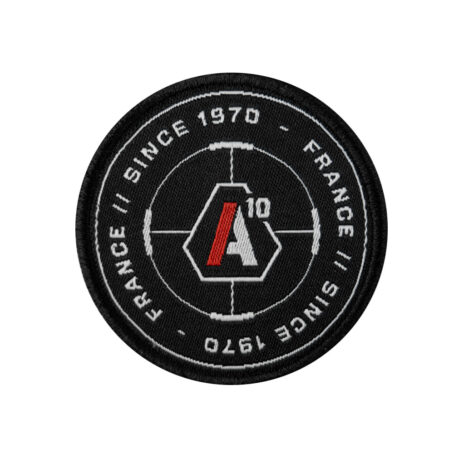 Patch SIGNATURE SINCE 1970 brodé blanc/rouge