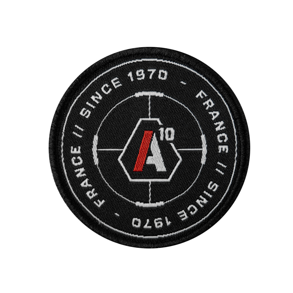 Patch SIGNATURE SINCE 1970 brodé blanc/rouge