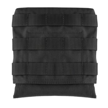 Porte plaque additionnel latéral noir système molle