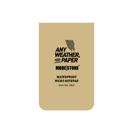 Mini carnet tout-temps 28 pages 50 x 85 mm tan