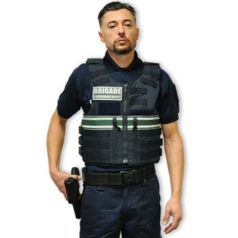 Gilet pare balles Full Tactical homme BRIGADE ENVIRONNEMENT NIJ IIIA 0101.04 10 JOULES