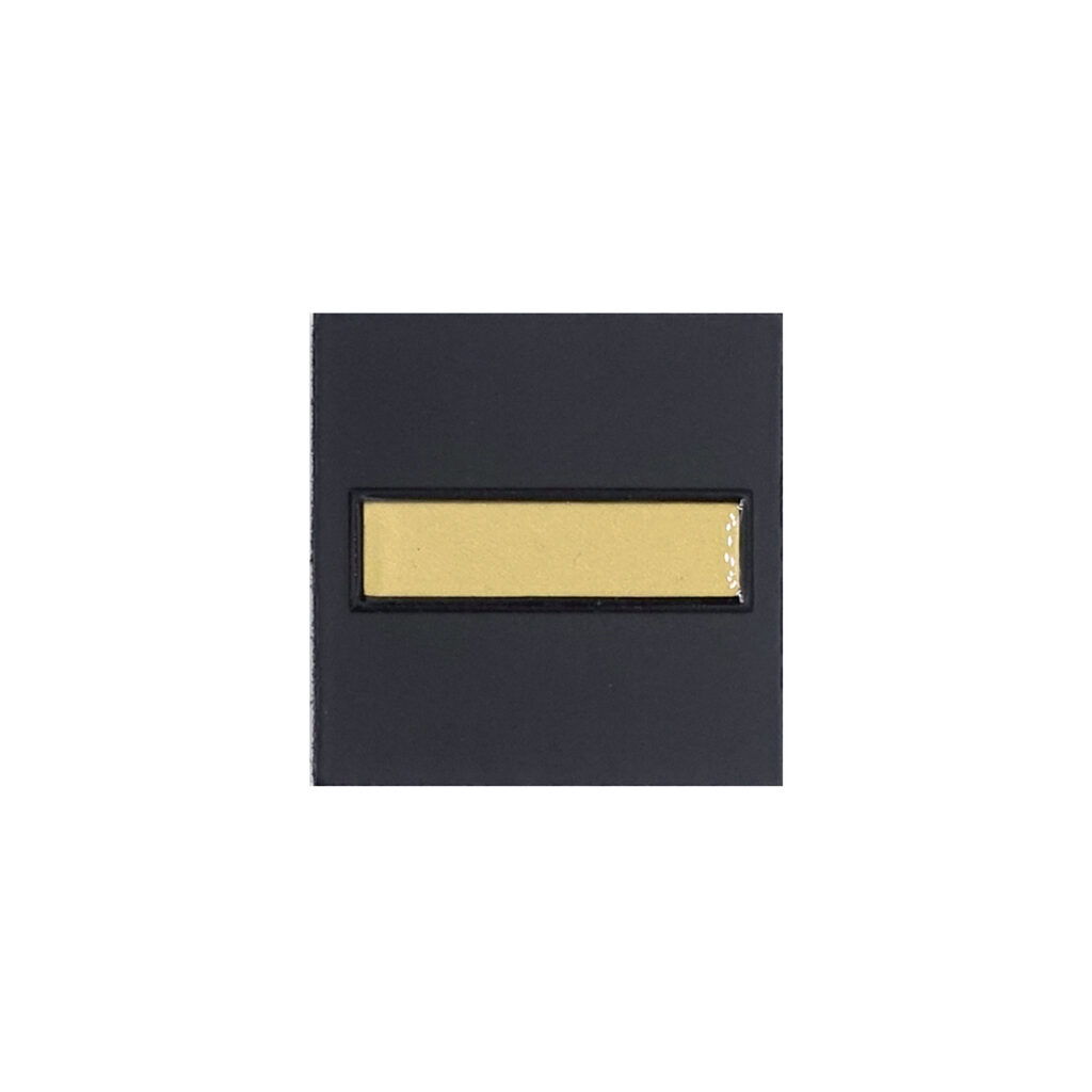 Grade Gendarmerie mobile plastifié en relief