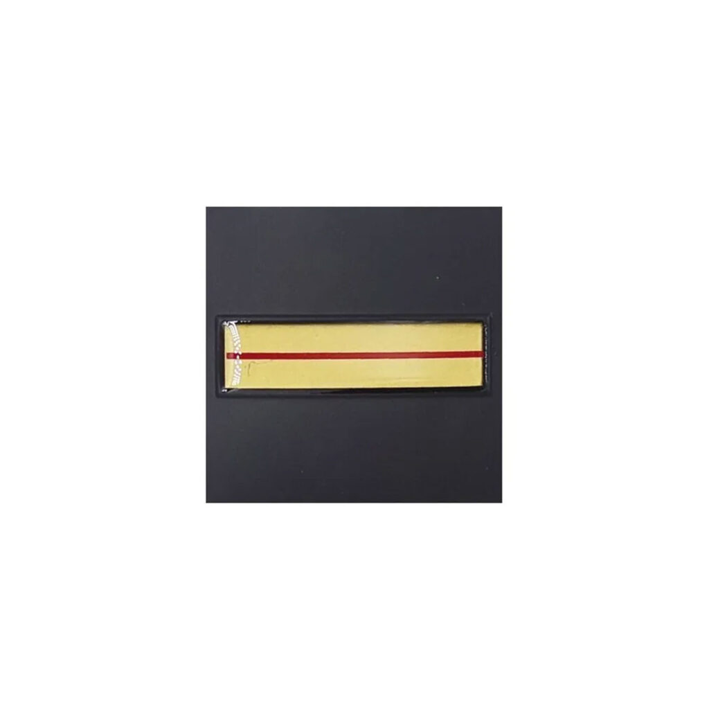 Grade Gendarmerie mobile plastifié en relief