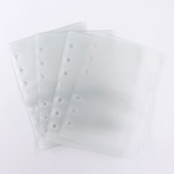 10 pochettes transparentes pour classeur A6