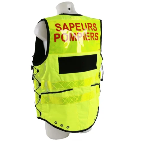Gilet STAFF SP Grande Taille Jaune – Image 5