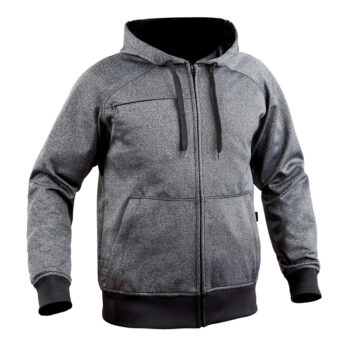 SWEAT ZIPPÉ GHOST GRIS/NOIR - S