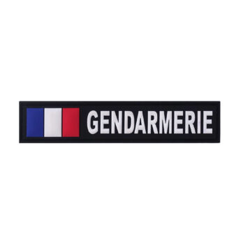 Bande PVC Gendarmerie avec Drapeau Français