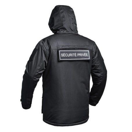 Parka Hardshell SÉCU-ONE WF 150 flap Sécurité Privée noir – Image 4