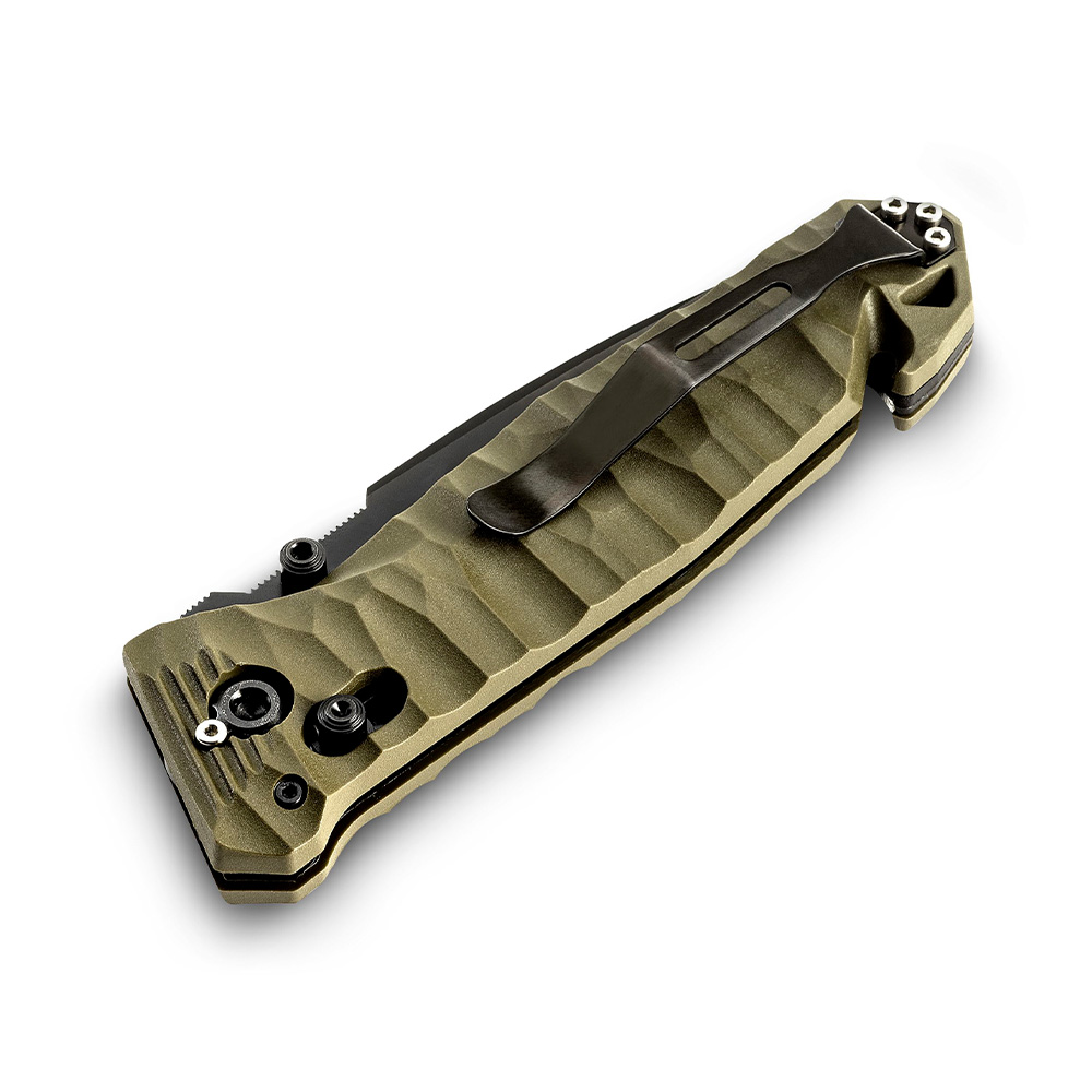39.220218v3 Couteau de poche Cac S200 serration PA6 vert olive Couteau de poche Cac S200 serration PA6 vert olive – Image 3