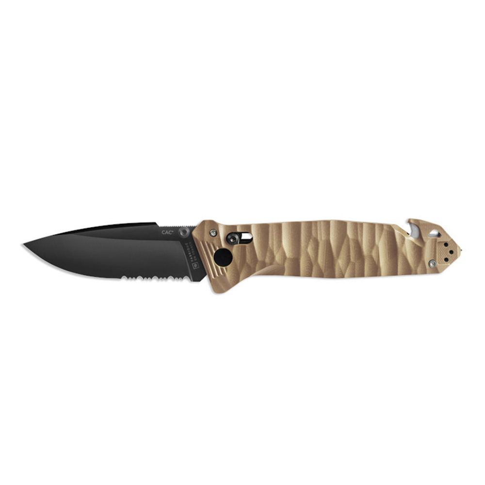 39.220236v1 Couteau de poche Cac S200 serration PA6 Vengeur Edition tan Couteau de poche Cac S200 serration PA6 Vengeur Edition tan – Image 2