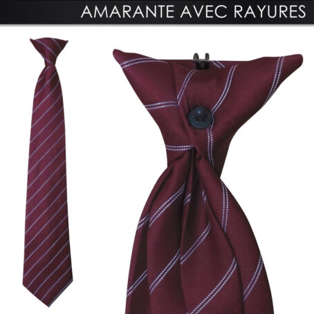 Cravate à clip