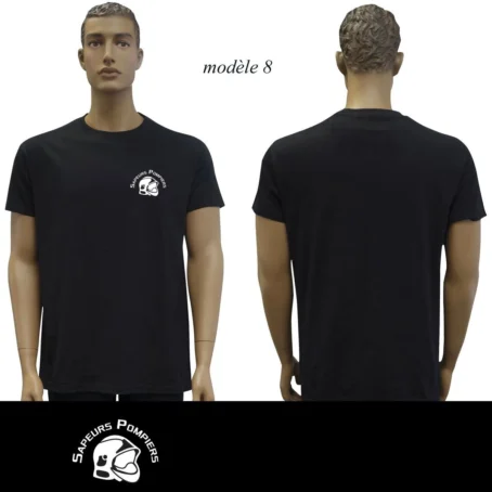 Tshirt noir Sapeur Pompier : 20 modèles