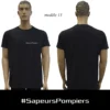 Tshirt noir Sapeur Pompier : 20 modèles