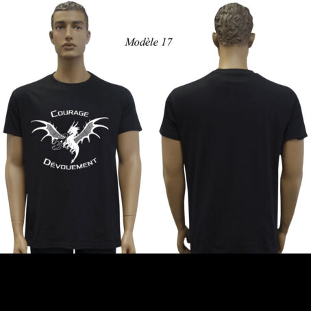 Tshirt noir Sapeur Pompier : 20 modèles
