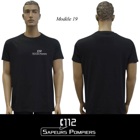 Tshirt noir Sapeur Pompier : 20 modèles
