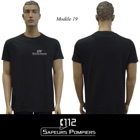 Tshirt noir Sapeur Pompier : 20 modèles