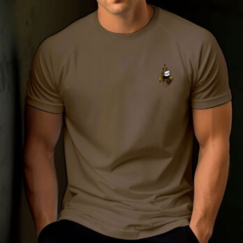 TEE SHIRT FELIN POLYESTER MESH BRODE LEGION