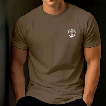 TEE SHIRT FELIN POLYESTER MESH SERIGRAPHIE MARINE NATIONALE