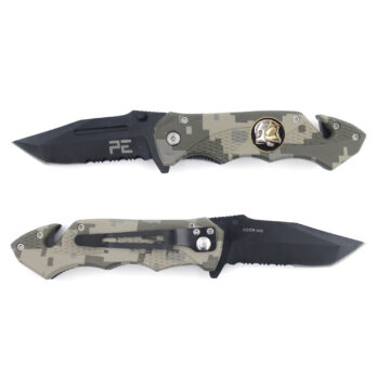 COUTEAU SURVIVAL POMPIERS AVEC ETUI