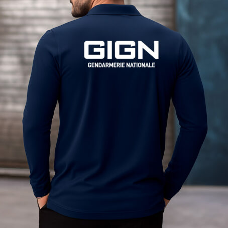 Polo GIGN - Manche longue – Image 4