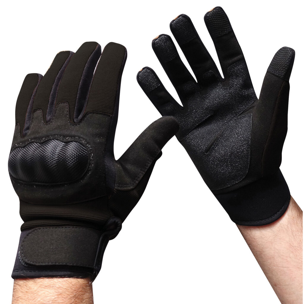 Gants coqués noirs