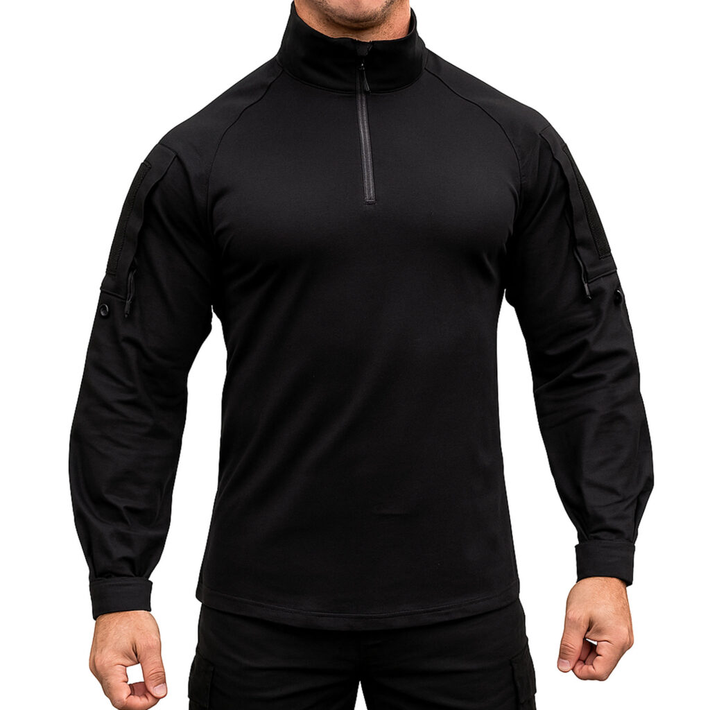 CHEMISE DE COMBAT TYPE UBAS NOIRE