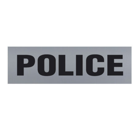 Bandeau d'identification rétro-réflechissant fond gris