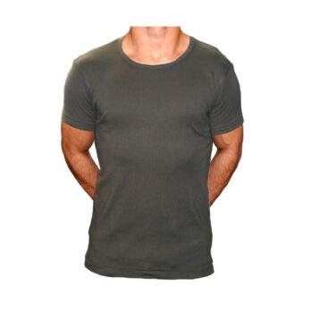 TEE SHIRT SLIM VERT COTE 1X1