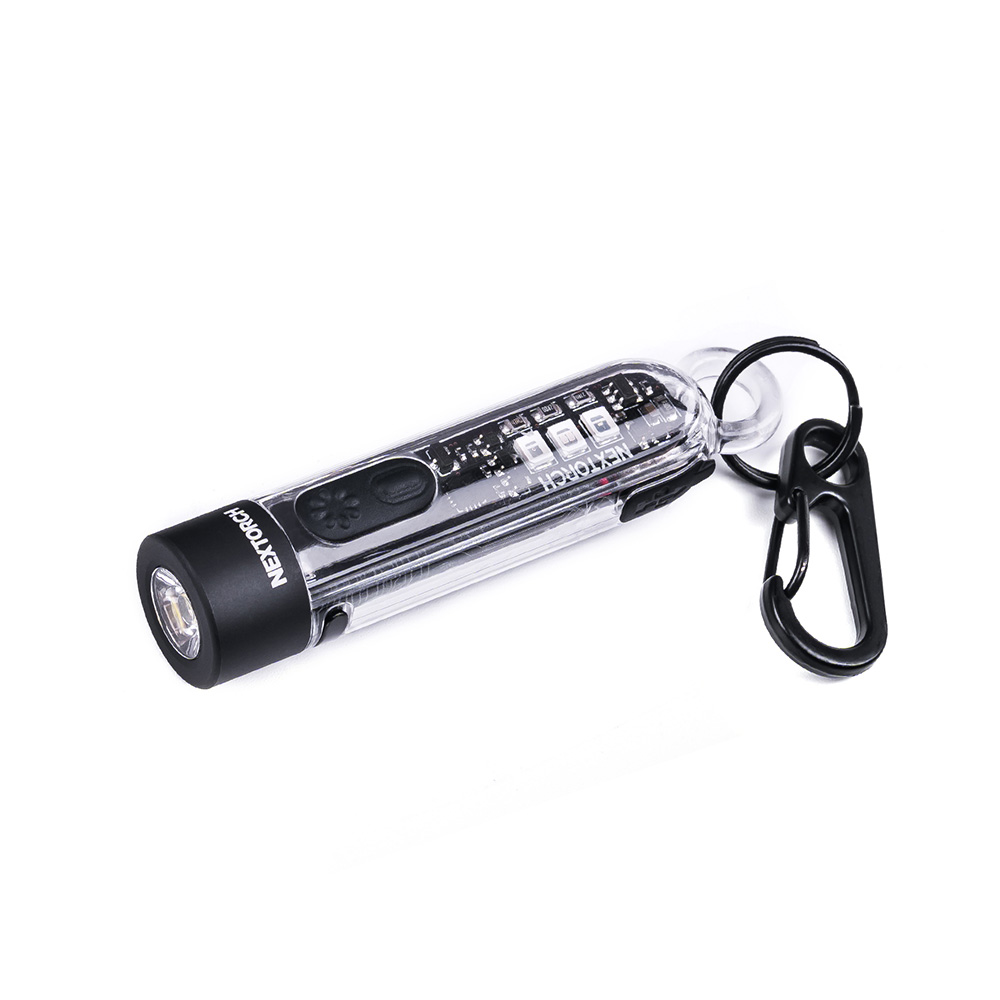 Lampe porte-clés rechargeable multifonctions K40 - éclairage blanc