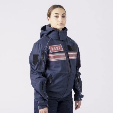 Veste Softshell IRON Bande bordeaux --------- fin de série