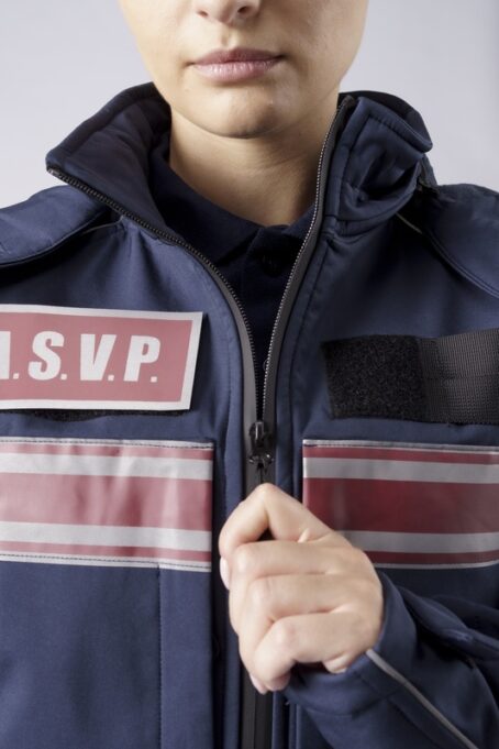 Veste Softshell IRON Bande bordeaux --------- fin de série – Image 3