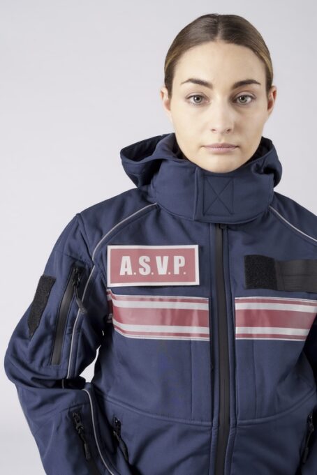 Veste Softshell IRON Bande bordeaux --------- fin de série – Image 4