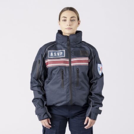 Blouson FUSION tous temps - doublure polaire amovible Bande bordeaux