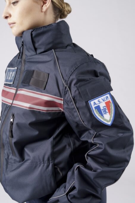 Blouson FUSION tous temps - doublure polaire amovible Bande bordeaux – Image 5