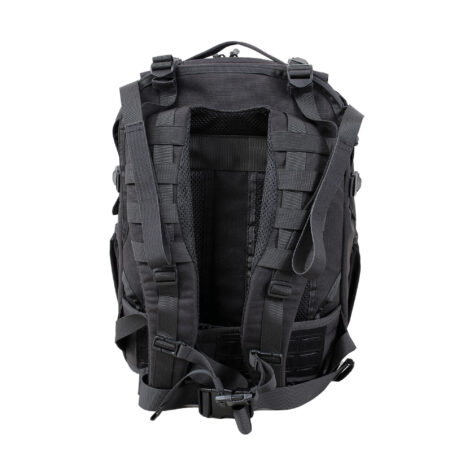 Sac à dos avec porte plaque extractible 1000D nylon noir – Image 3
