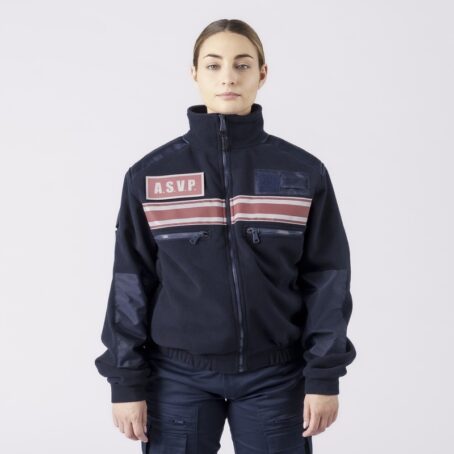 Blouson polaire "Suprême" membrané Bande bordeaux - ASVP