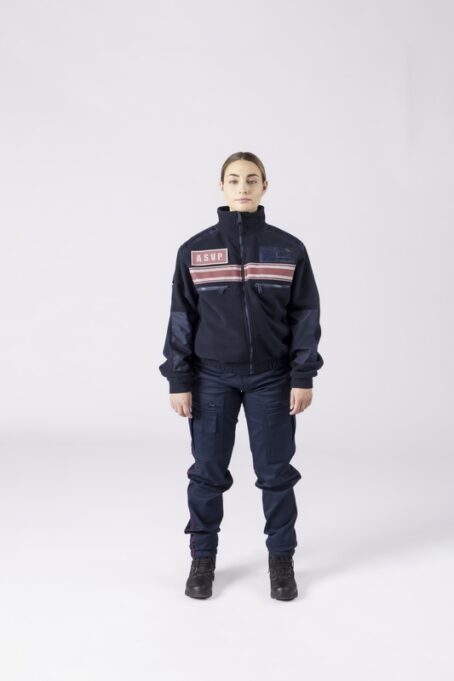 Blouson polaire "Suprême" membrané Bande bordeaux - ASVP – Image 6