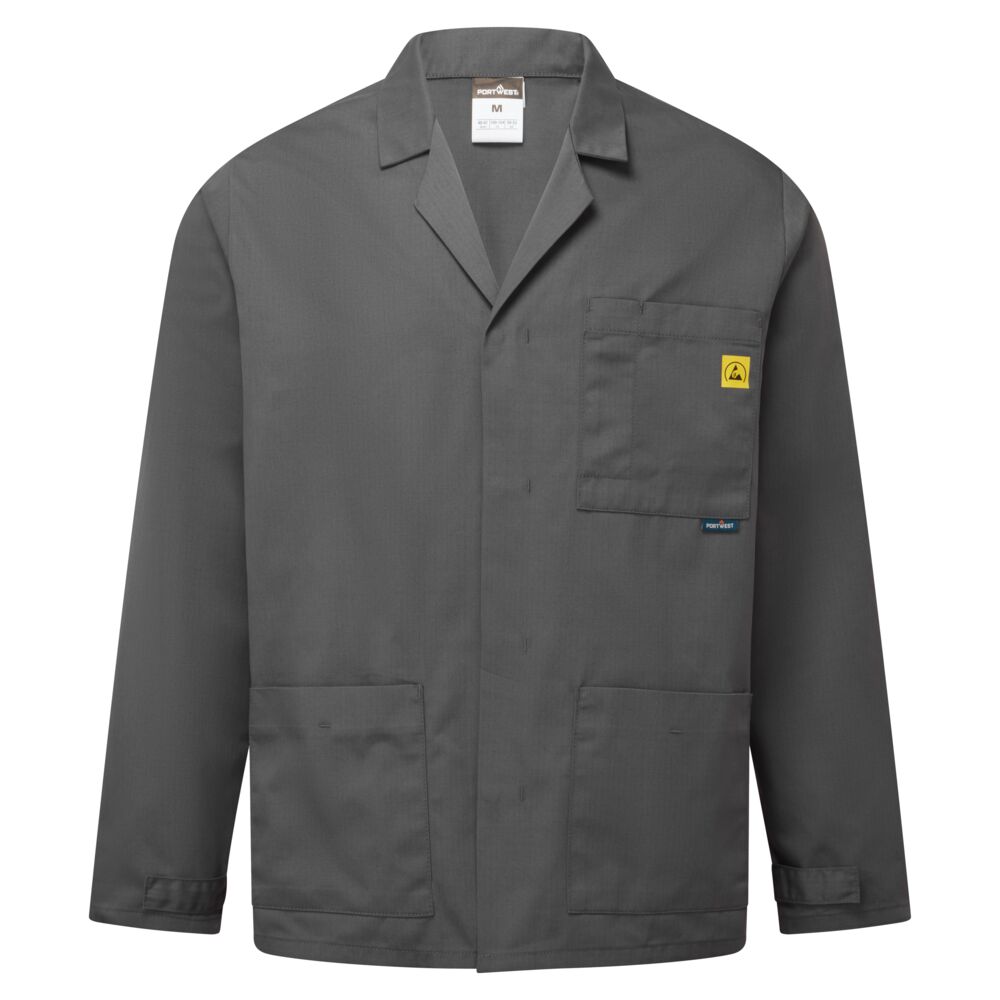 AS18ZOR Veste de laboratoire ESD Veste de laboratoire ESD