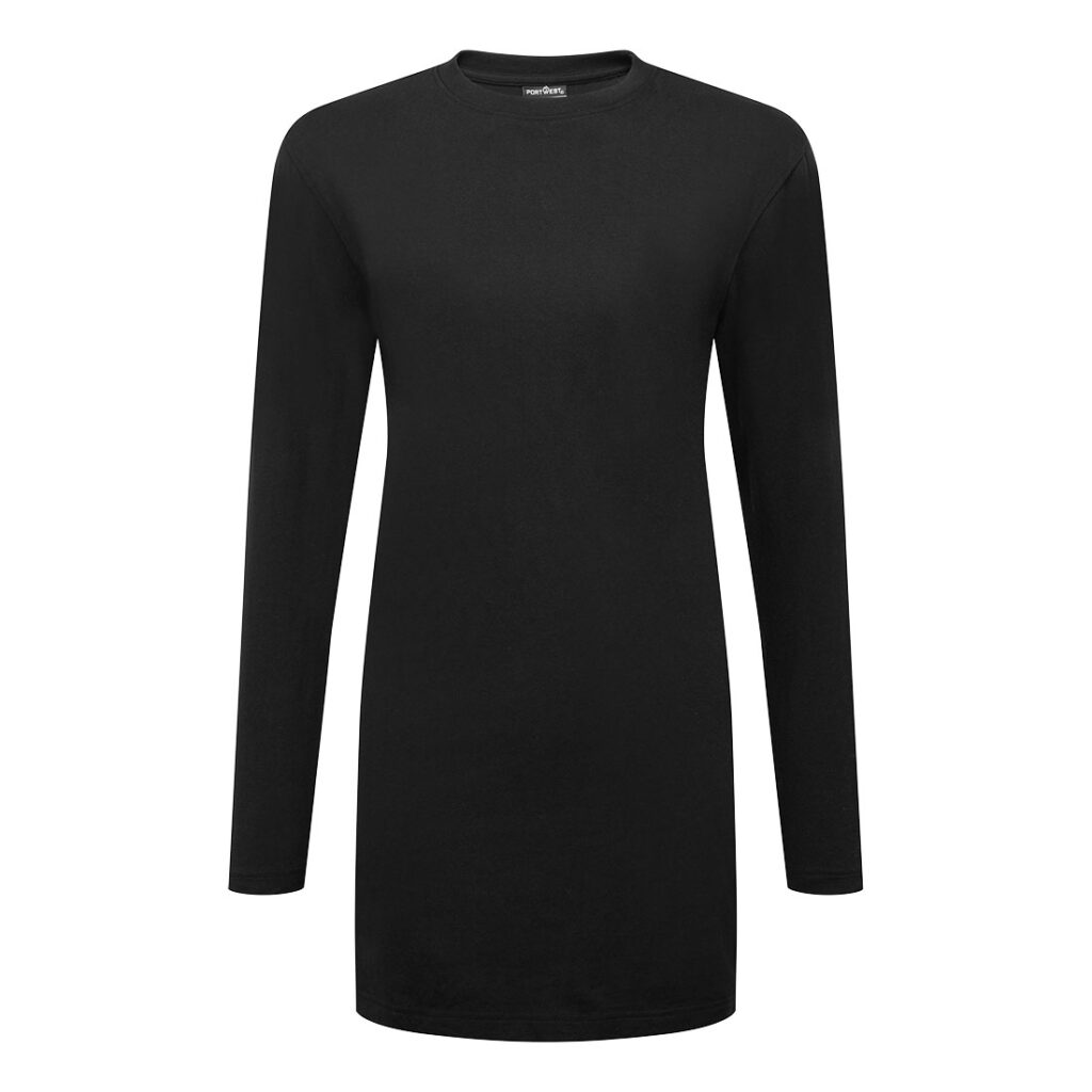 T-shirt femme coton coupe large manches longues