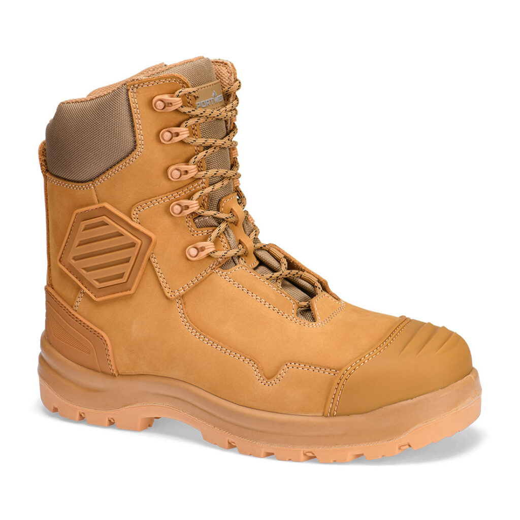 Chaussure montante en cuir composite S3S HRO FO SC HI CI AN LG SR